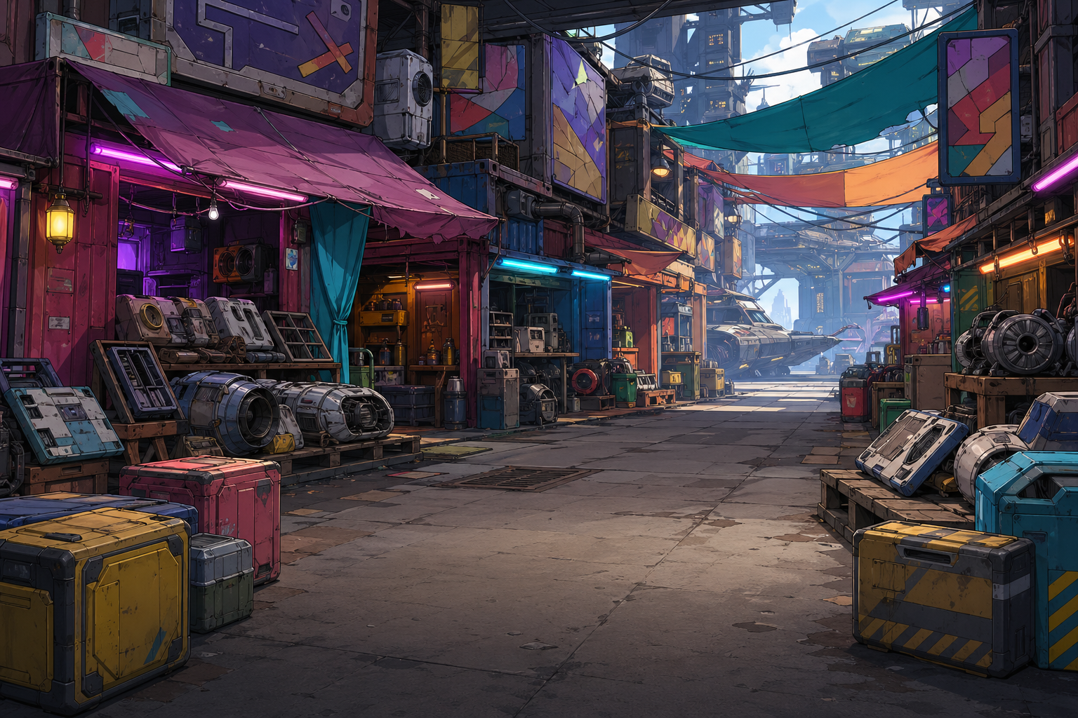 旧货市场港口背景候选 v01